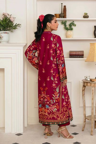 Arielle  - Printed Silk 2Pc Kaftan