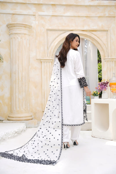 LYRA – Viscose Embroidered 3Pc Suit