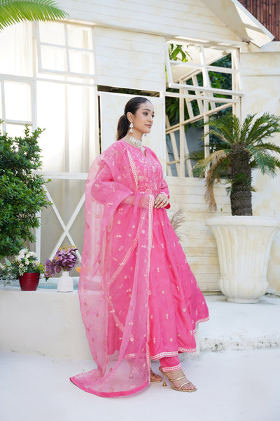 AMORA – Viscose Embroidered 3Pc Suit